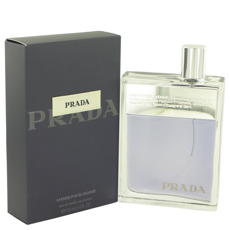 Prada Amber by Prada For Men - Eau De Toilette Spray 100 ml (3.4 oz) 