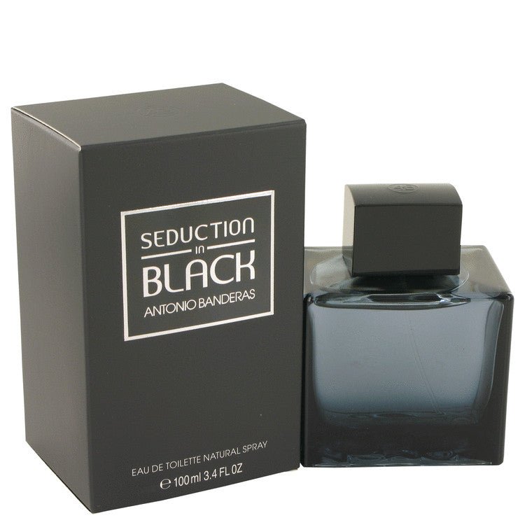 Seduction In Black by Antonio Banderas For Men - Eau De Toilette Spray 100 ml (3.4 oz) 