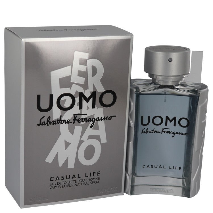 Salvatore Ferragamo Uomo Casual Life by Salvatore Ferragamo For Men - Eau De Toilette Spray 100 ml (3.4 oz) 