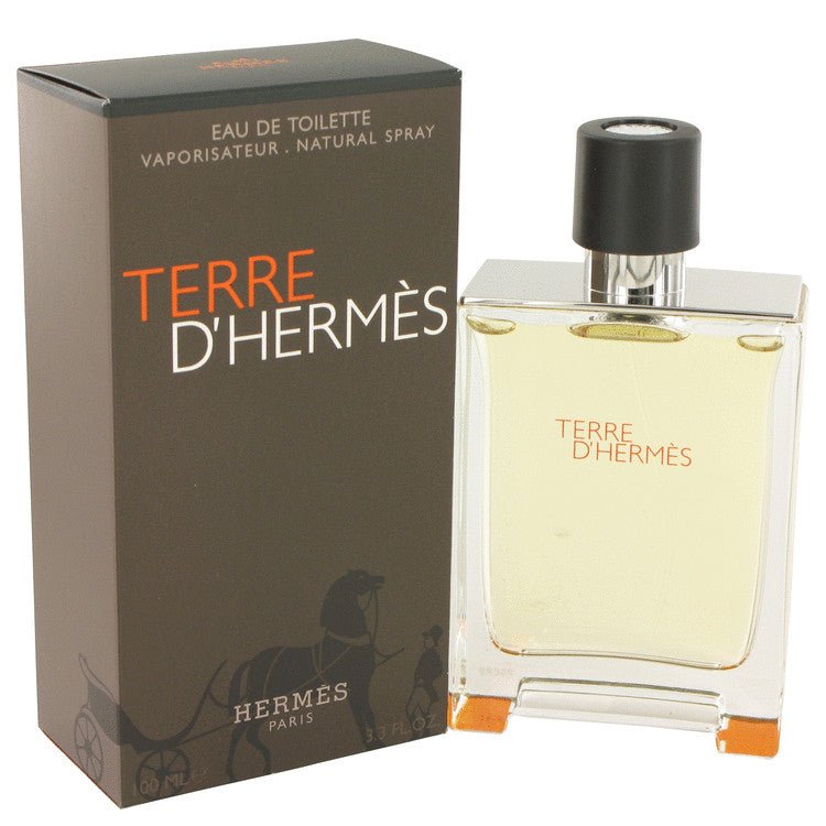 Terre D'Hermes by Hermes For Men - Eau De Toilette Spray 100 ml (3.4 oz) 