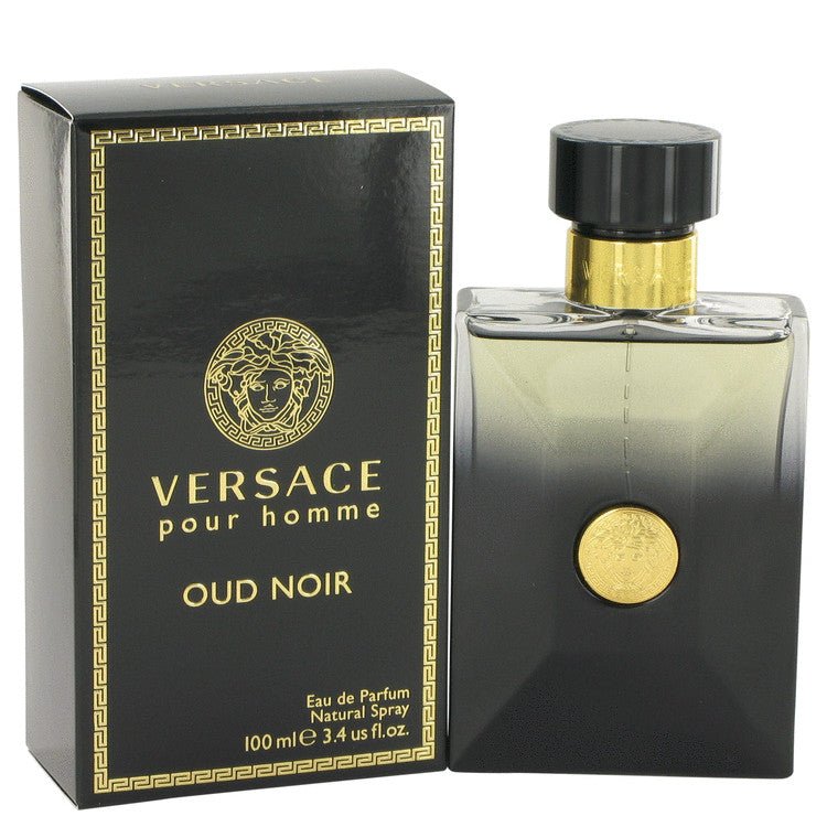 Versace Pour Homme Oud Noir by Versace For Men - Eau De Parfum Spray 100 ml (3.4 oz) 