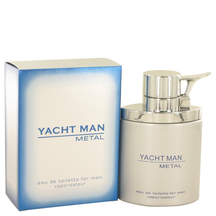 Yacht Man Metal by Myrurgia For Men - Eau De Toilette Spray 100 ml (3.4 oz) 
