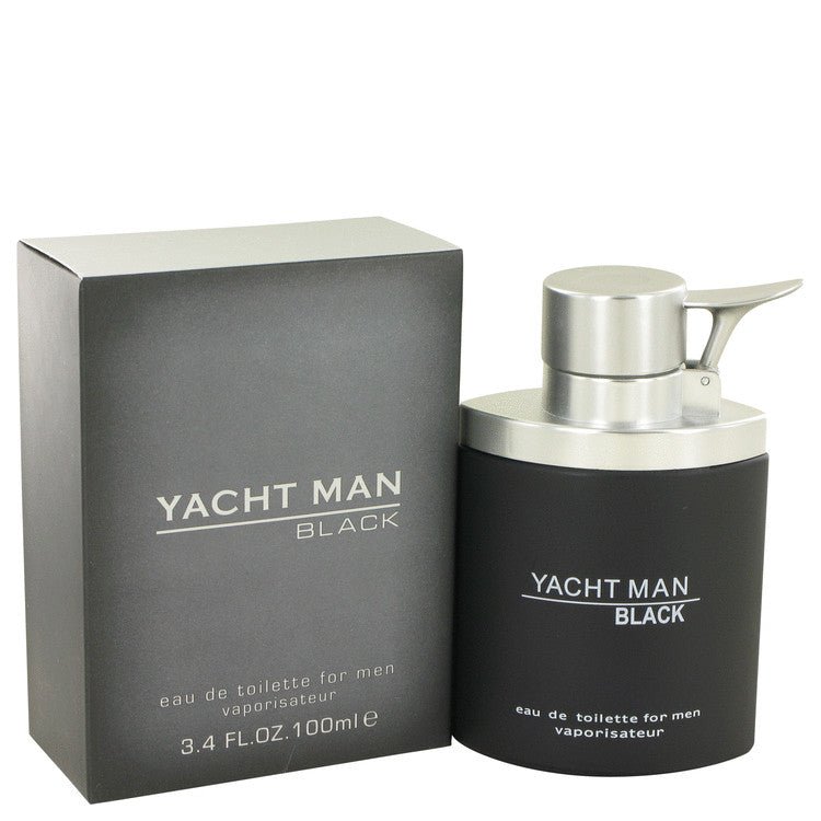 Yacht Man Black by Myrurgia For Men - Eau De Toilette Spray 100 ml (3.4 oz) 